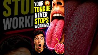 The Hardest-Working Muscle In Your Body 🤯#TongueFacts #TasteBuds #BodyFacts #HumanBody #ScienceFacts