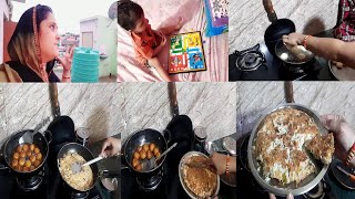 Iftar special preparation Suji gulab jamun aur rise omelette  !! Ashifa foods and indian vlogger