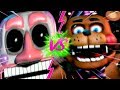 MUSICMAN VS ROCKSTAR FREDDY - La Liga de FNAF | FIVE NIGHTS AT FREDDY'S ULTIMATE CUSTOM NIGHT J2