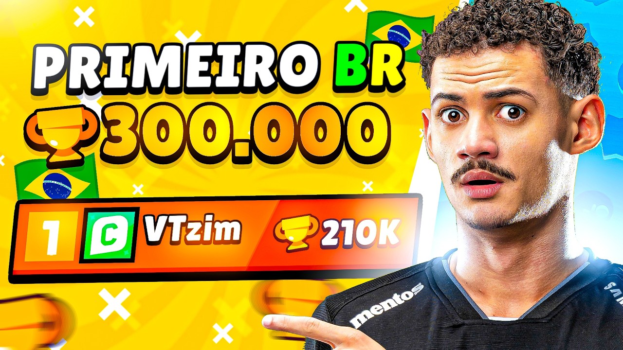 VOU SER O PRIMEIRO do BRASIL a CHEGAR nos 300.000 TROFÉUS! EP 11 210K!