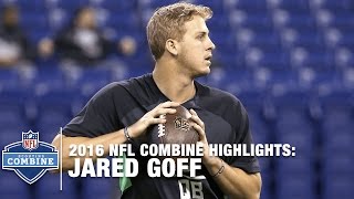 Jared Goff (California, QB) | 2016 NFL Combine Highlights