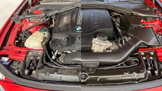 The Easiest and Most Efficient Way to Clean your Engine Bay - BMW 435xi