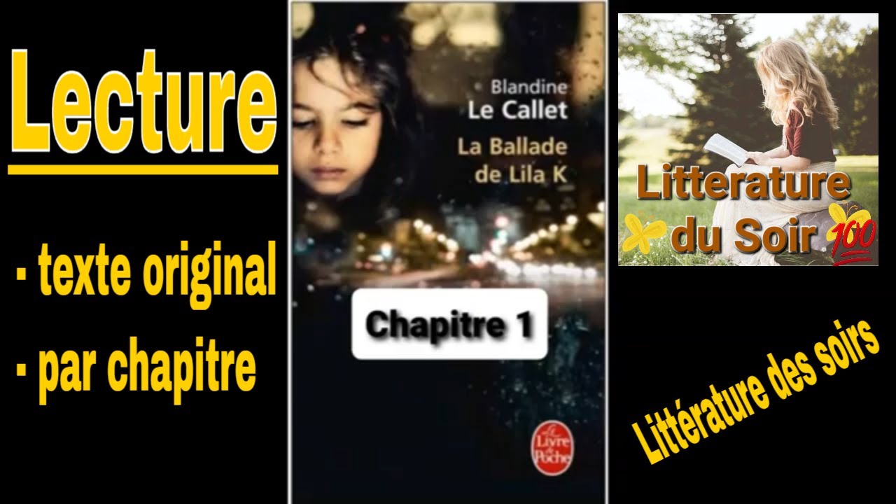 1 La ballade de Lila K Blandine Le Calet livre audio Le centre 1 - YouTube
