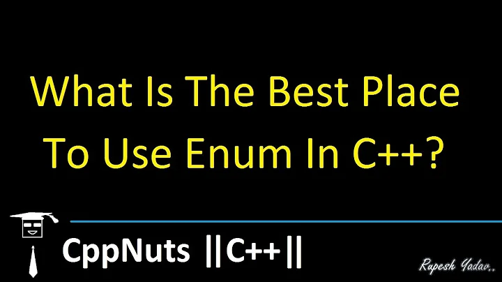 What Is The Best Place To Use Enum In C++?