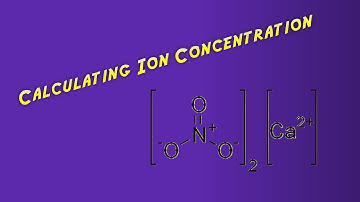Calculating Ion Concentration in Solution