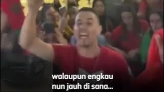 LAGU PALESTINA DI NYANYI FAN MOROCCO DI WORLD CUP QATAR