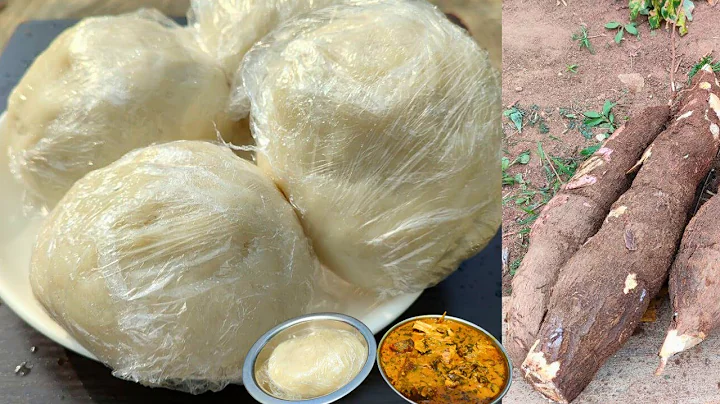 Nigerian Cassava Fufu Recipe | Step By Step Guide | How To Make  Perfect  Cassava Fufu From Scratch 