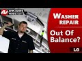 Washer Repair - Will Not Spin - Vibration Sensor - Troubleshooting &amp; Diagnostics