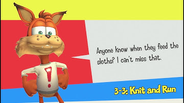 BUBSY: PAWS ON FIRE WALKTHROUGH - 3.3 - KNIT AND RUN (BUBSY) GAMEPLAY [1080P HD]