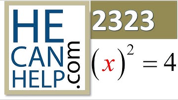 2323 {HECANHELP.COM USA & GEORGE MATHEW} Solve for x: