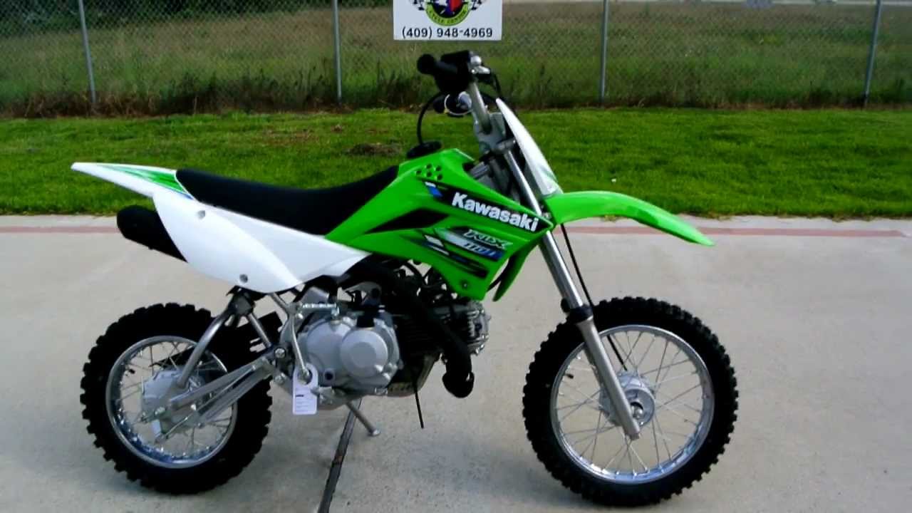 Overview and Review 2013 kawasaki KLX110L Dirt Bike Pit 