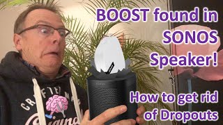 BOOST found in SONOS Speaker! How to rid of - YouTube