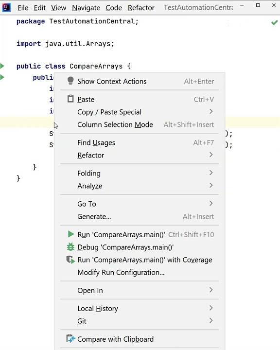 How to Compare Two Arrays in Java? Java Programs Interview Question and ...