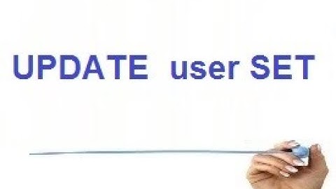 15 استعلام تحديث UPDATE  wuser SET