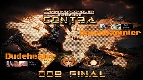 C&C Generals: Contra 009 Final Replay: Dudehealer (Inf) vs Me (Tank)