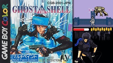 Ghost In The Shell,  out now  for  Game Boy Color! (Visual Novel)