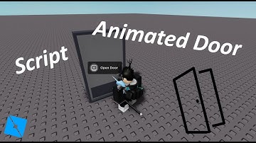 ProximityPromt Animated Door Roblox Studio