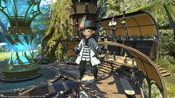 FINAL FANTASY XIV Gridania parkour