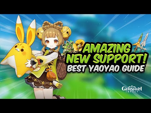 AMAZING NEW HEALER! Complete Yaoyao Guide - Best Artifacts, Weapons & Teams | Genshin Impact