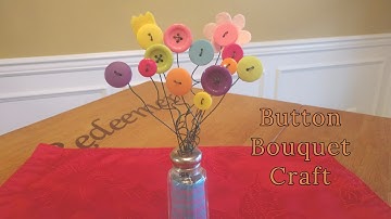Button Bouquet Craft