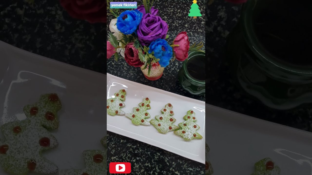 ????????en kolay yılbaşı kurabiyesi tarifi az malzeme ile ???? lezzetli tatlar ????????en kolay yılbaşı kurabiyesi tarifi az malzeme ile ???? lezzetli tatlar