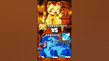 New Dynamon Purrblingy VS Zomonyx Battle 🔥 #dynamonsworld #shorts #pokemon #dynamons #games