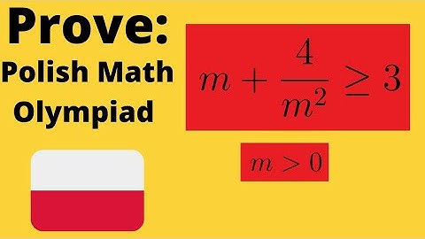 Solving a problem from Polish Mathematical Olympiad। Mathematics। The Social Pi