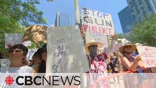 Gun control activists protest outside Houston NRA convention