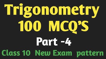 100 MCQ’S of trigonometry-part 4 |tricks for MCQ | Assertion and Reason based Questions