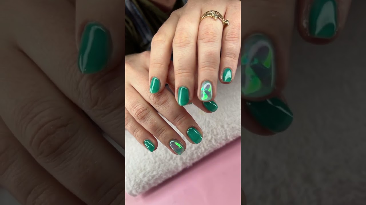 Crystal nails ✨🍀 deja tu comentario para un tutorial