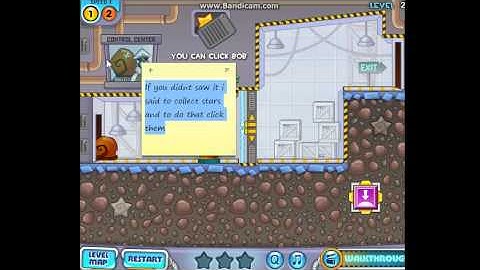 Walktrough of Snail Bob 4 Space ep 1, Levels 1 - 5