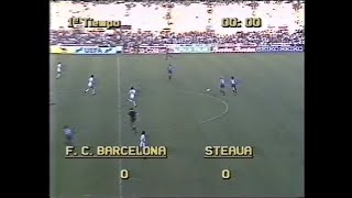 1985/86 - Steaua Bucharest v Barcelona (Pt 1 - European Cup Final - 7.5.86)