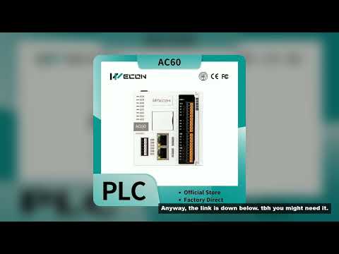 Wecon Codesys EtherCAT PLC AC60-0808MT-D, Motion Control, CNC, Robotic, EtherNet/IP, Programmable Lo