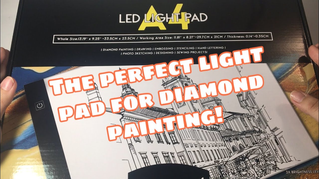 Diamond Painting Light Pad Unboxing & Set Up (Our Favorite Light Board) 