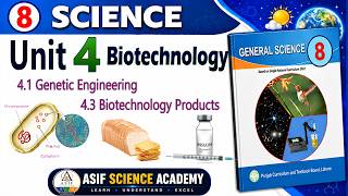 Class 8 Science Unit 4 Biotechnology | Genetic Engineering | Fermentation | Biotechnology Products