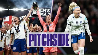 "WE ARE THE CHAMPIONS!" Exclusive Pitchside Access Lionesses Finalissima Victory Celebrations 🏆