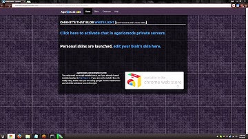 Using Agariomods with Google Chrome