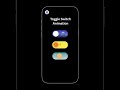 Cool & Unique Toggle Switch Animation Using Figma #uidesign #figma #toggle #prototype