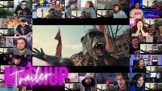 Kingdom of the Planet of the Apes - Teaser Reaction Mashup - 🦍🎬