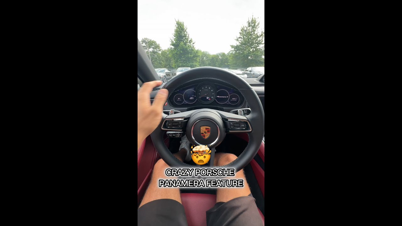 This Porsche Panamera feature is super unique!