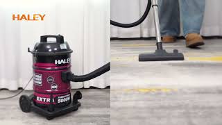 Aspirator Profesional HALEY HY-9924 AB, 5000W, 28L, Functie Suflare