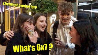 ASKING STRANGERS SCIENCE QUESTIONS (&HOW WAS THE EARTH CREATED)