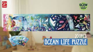 E1634 Ocean Life Puzzle Glow in the Dark EN 15s screenshot 4