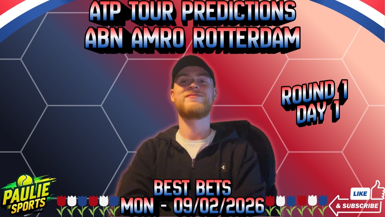 ATP Rotterdam | Tennis Predictions Today 09/02/2026 | Betting Breakdown 