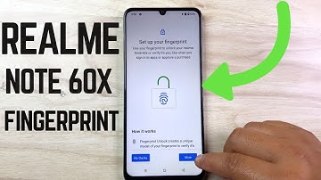 How to Set Up Fingerprint Lock on Realme Note 60x
