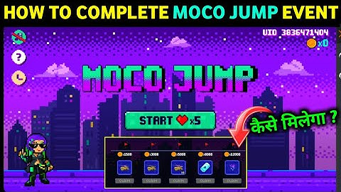 HOW TO COMPLETE MOCO JUMP EVENT | FREE FIRE MOCO JUMP EVENT | FREE FIRE NEW EVENT | MOCO JUMP EVENT