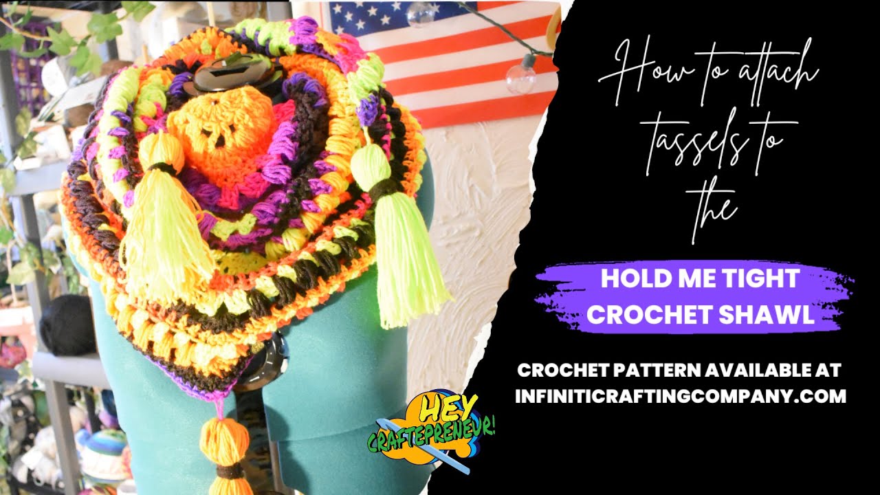 Mr. Micawber's Recipe for Happiness: Crochet-Wrapped Tassel with