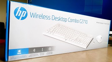 HP Wireless Keyboard & Mouse C2710 Unboxing & Review!