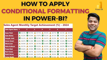 How to Apply Conditional Formatting to a Matrix Visual in Power BI?@ExcelSujeet