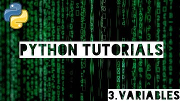 Python Tutorials for Beginners #Part 3 - Variables